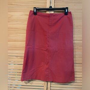 Banana Republic red skirt